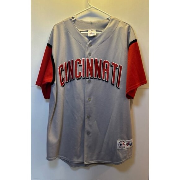 Majestic Griffey # 30 Cincinnati Baseball Jersey (XL) - Picture 2 of 7
